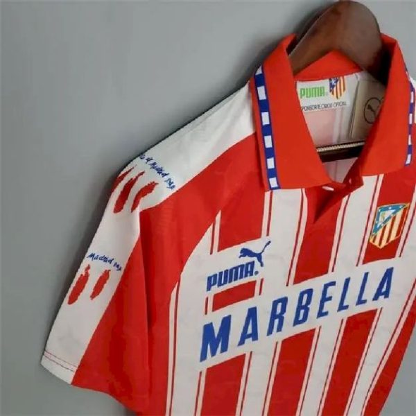 Atletico Madrid 1994/95 Home Retro Jersey - Image 6
