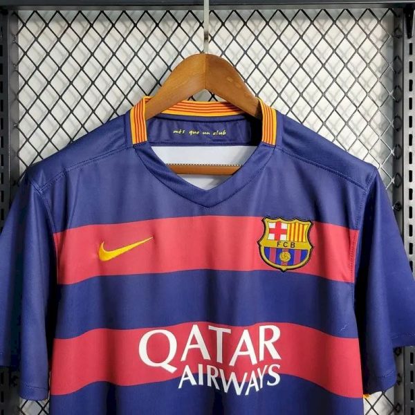 Barcelona 2015/16 Home Retro Jersey - Image 3