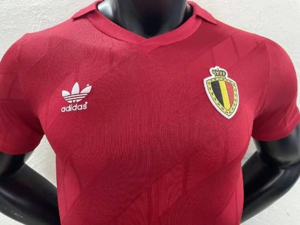 Belgium 1986 World Cup Home Retro Jersey - Image 4