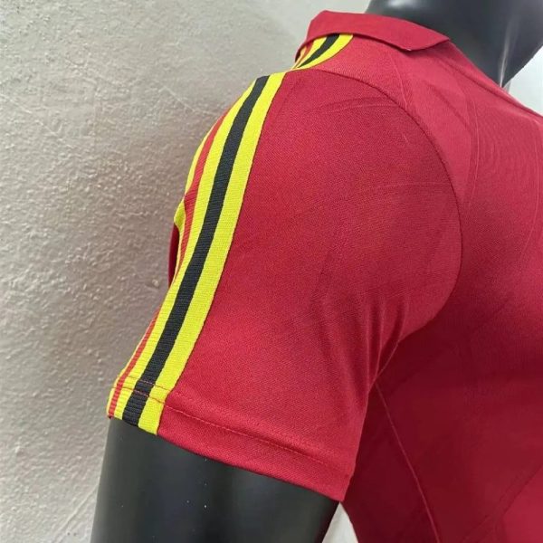 Belgium 1986 World Cup Home Retro Jersey - Image 5