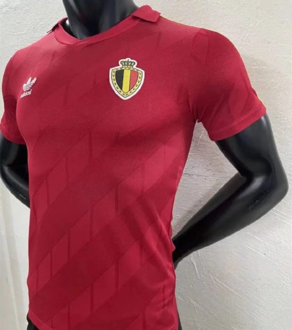 Belgium 1986 World Cup Home Retro Jersey - Image 6