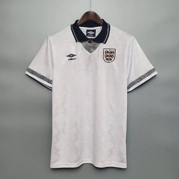 England 1990/1992 Home Retro Jersey - Image 9