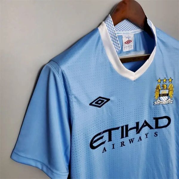 Manchester City 2011/12 Home Retro Jersey - Image 3