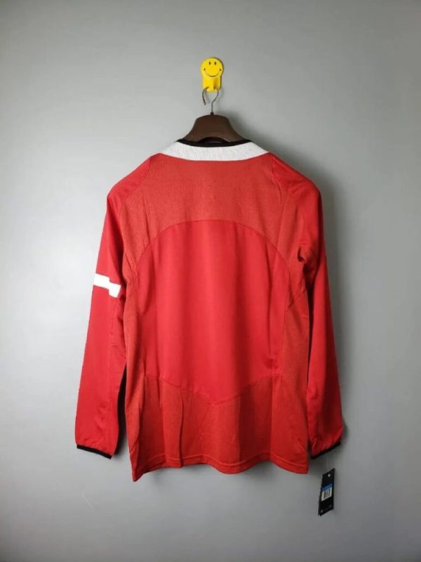 Manchester United 2004/06 Home Long Sleeves Retro Jersey - Image 8