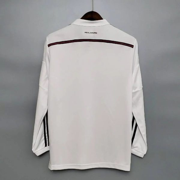 Real Madrid 2014/15 Home Long Sleeves Retro Jersey - Image 10