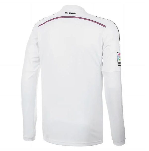 Real Madrid 2014/15 Home Long Sleeves Retro Jersey - Image 12