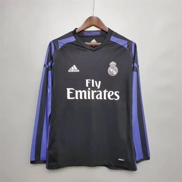 Real Madrid 2015/16 Third Long Sleeve Retro Jersey