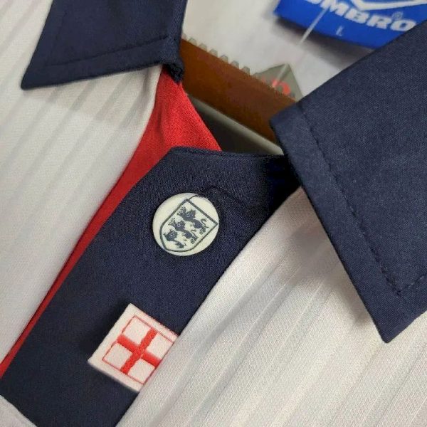 England 1998 Home Retro Jersey - Image 7