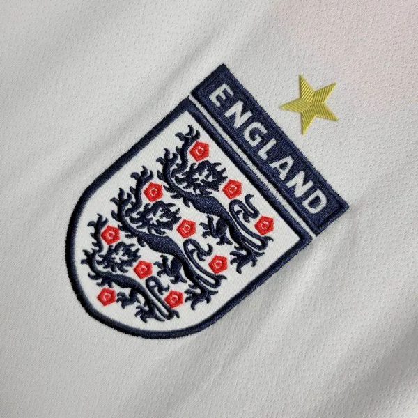 England 2005 Home Long Sleeves Retro Jersey - Image 9