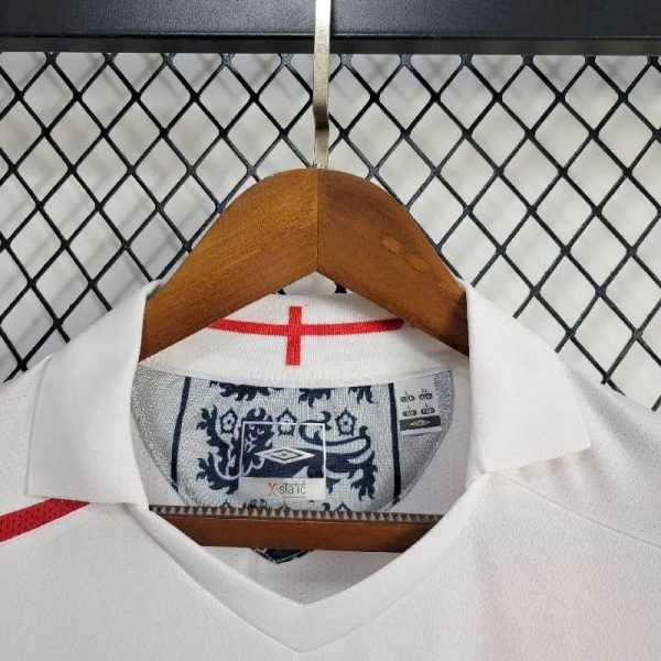 England 2005 Home Long Sleeves Retro Jersey - Image 7