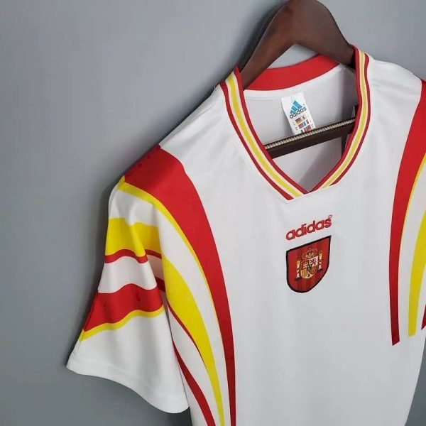 Spain 1996 Away Retro Jersey - Image 5