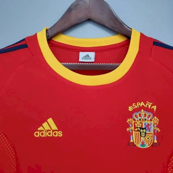 Spain 2002 Home Retro Jersey - Image 4