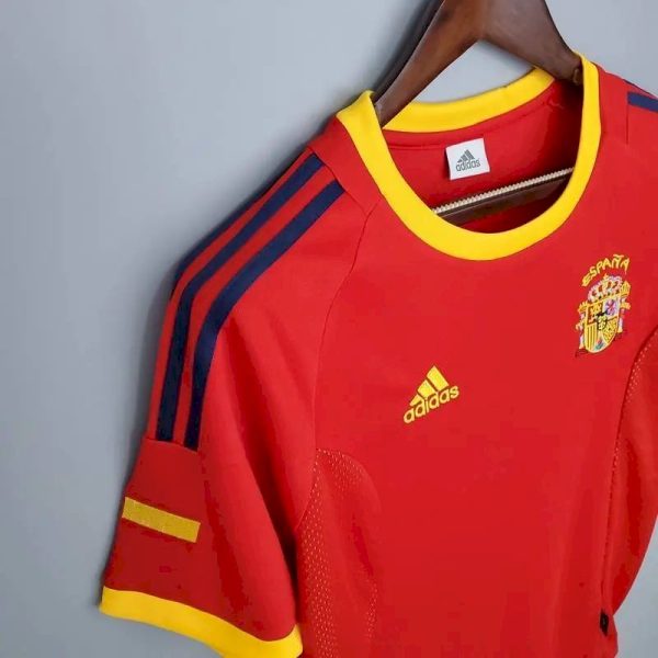 Spain 2002 Home Retro Jersey - Image 3