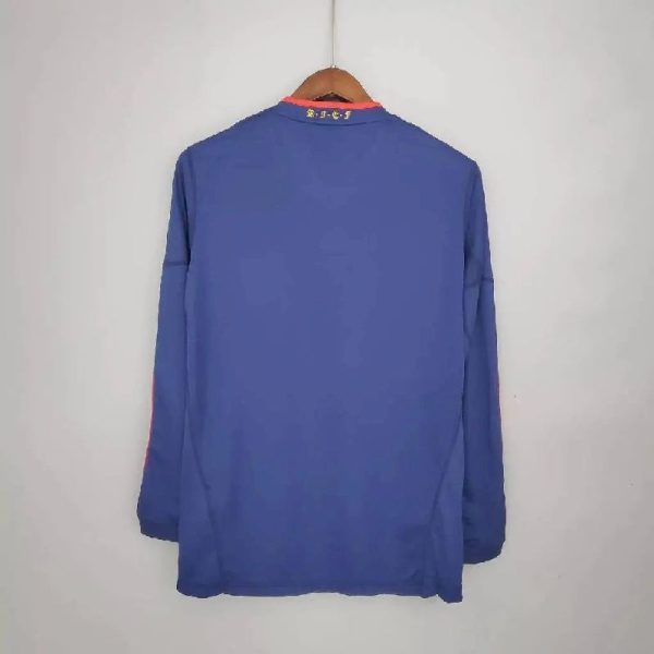 Spain 2010 World Cup Away Long Sleeves Retro Jersey - Image 2