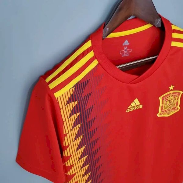 Spain 2018 Home Retro Jersey - Image 3