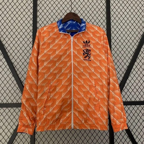 Netherlands 2023-24 Double-Sided Windbreaker - Image 3