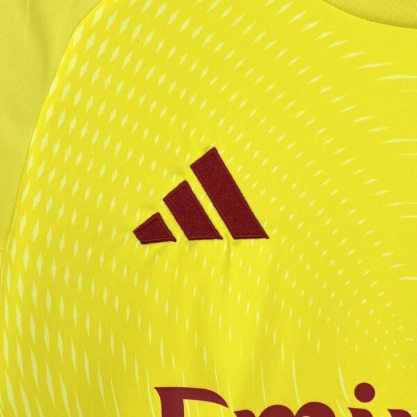 Arsenal 2025/26 Yellow Goalkeeper Jersey - Image 7