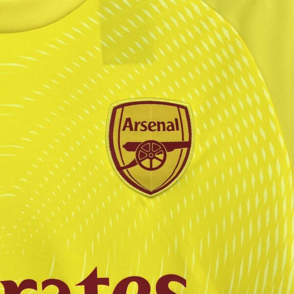 Arsenal 2025/26 Yellow Goalkeeper Jersey - Image 6