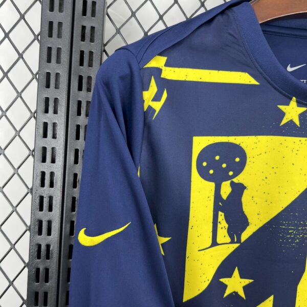Atletico Madrid 2025/26 Pre-Match Training Long Sleeves Jersey - Image 3