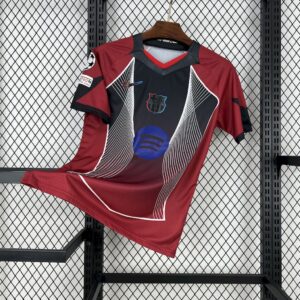 Barcelona 2025/26 Black and red special edition Jersey (With Champions League)