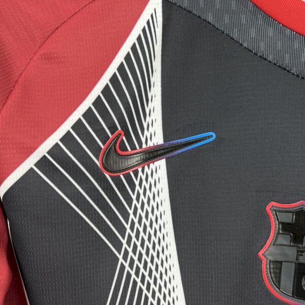 Barcelona 2025/26 Black And Red Special Edition Jersey (With Champions League) - Image 5