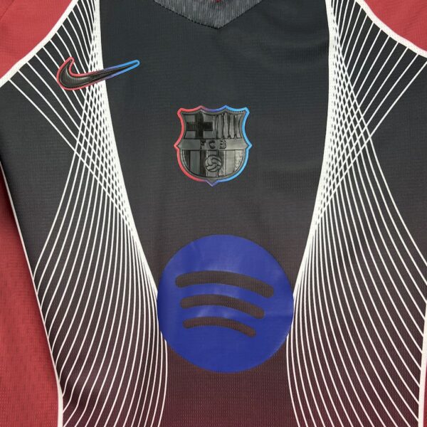 Barcelona 2025/26 Black And Red Special Edition Jersey (With Champions League) - Image 4