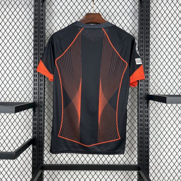 Barcelona 2025/26 Black Orange Special Edition Jersey (With Champions League) - Image 2
