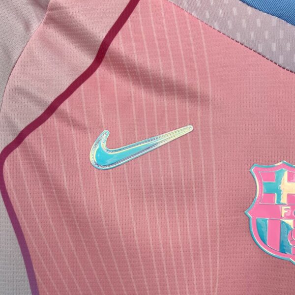 Barcelona 2025/26 Pink Special Edition Jersey (With Champions League) - Image 6