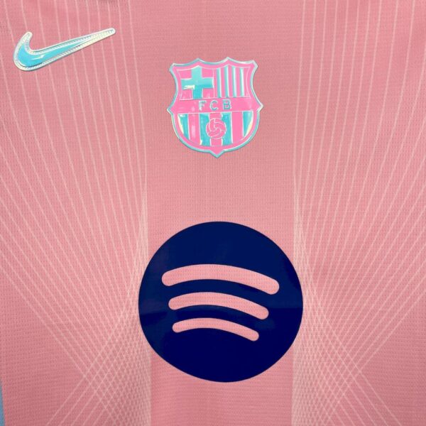 Barcelona 2025/26 Pink Special Edition Jersey (With Champions League) - Image 5