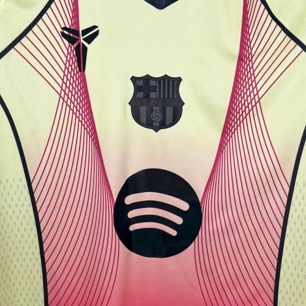 Barcelona 2025/26 Yellow Pink Special Edition Jersey (With Champions League) - Image 4