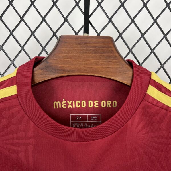 Mexico 2025/26 Gold- Red Kids Kit - Image 9