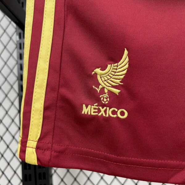 Mexico 2025/26 Gold- Red Kids Kit - Image 5