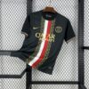 Mens Paris Saint-Germain 2025/26 Black and Gold EditionJersey