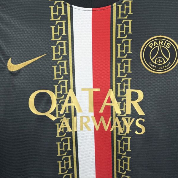 Paris Saint-Germain 2025/26 Black And Gold Editionjersey - Image 5