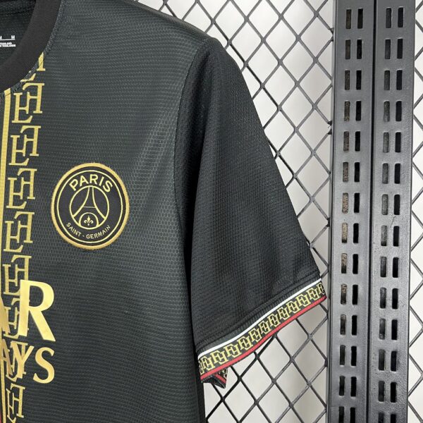 Paris Saint-Germain 2025/26 Black And Gold Editionjersey - Image 3