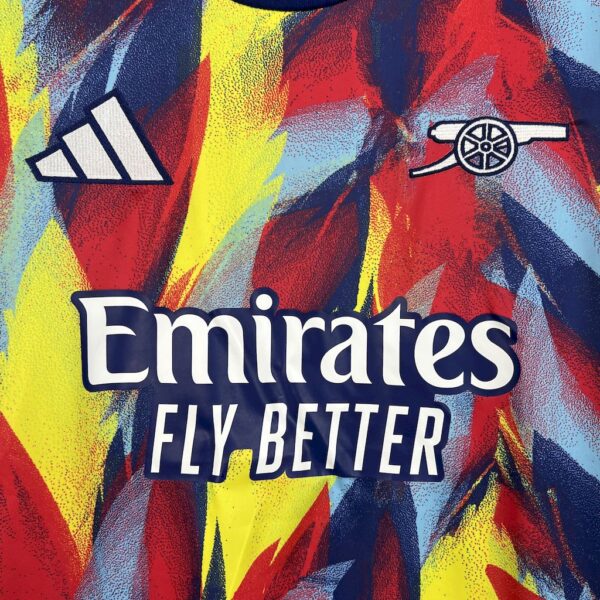 Arsenal 2025/26 Colorful Pre-Match Training Jersey - Image 5