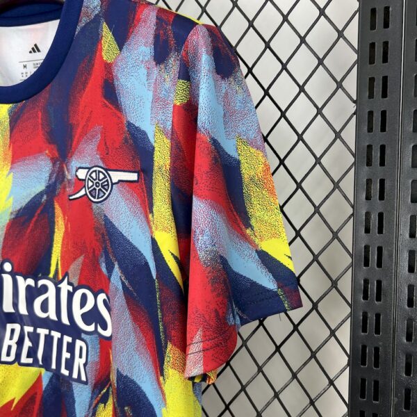 Arsenal 2025/26 Colorful Pre-Match Training Jersey - Image 4