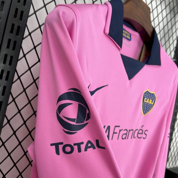 Boca Juniors 2013/14 Away Long Sleeves Retro Jersey - Image 4