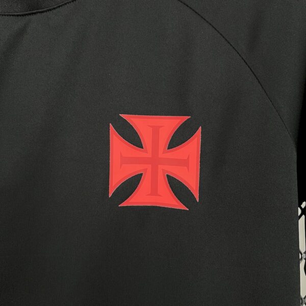 Vasco Da Gama 2025/26  Supporter Black Gold Jersey - Image 4