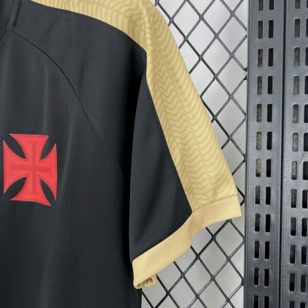 Vasco Da Gama 2025/26  Supporter Black Gold Jersey - Image 3