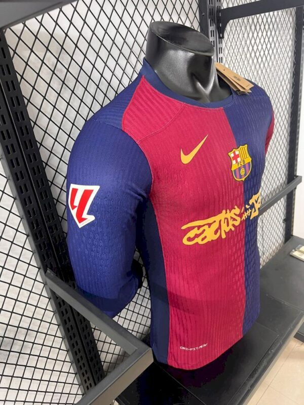 Barcelona 2024/25 Travis Scott Edition Long Sleeves Jersey Player Version - Image 4