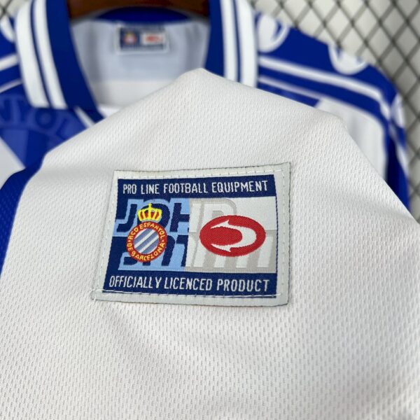 Rcd Espanyol 1999/00 Home Retro Jersey - Image 4