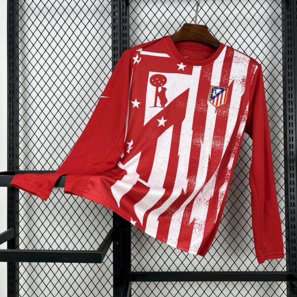 Atletico Madrid 2025/26 Pre-Match Training Long Sleeves Jersey