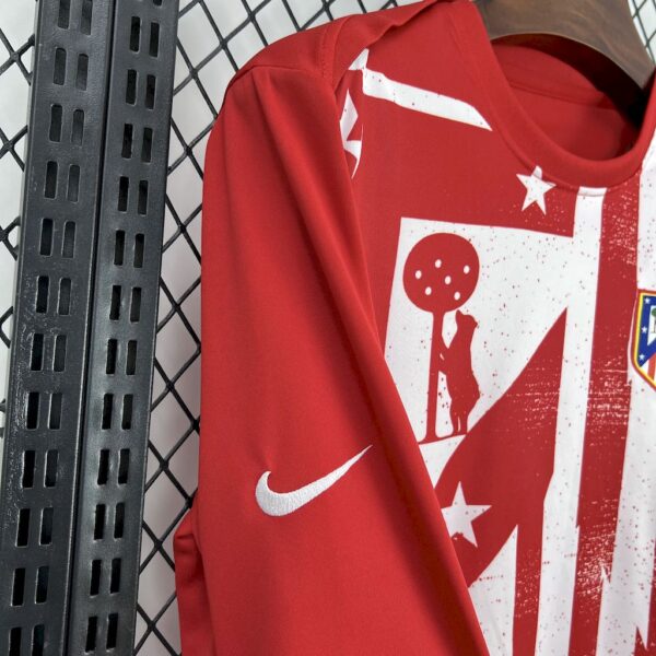 Atletico Madrid 2025/26 Pre-Match Training Long Sleeves Jersey - Image 3