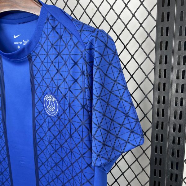Paris Saint-Germain 2025/26 Pre-Match Training Blue Jersey - Image 3