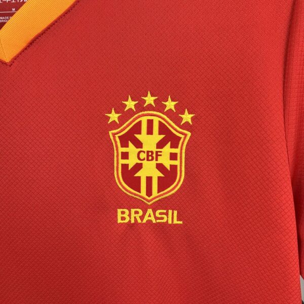 Brazil 2025/26 Jordan Red Special Edition Jersey - Image 5