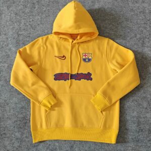 Barcelona 2025 Travis Scott Edition Yellow Football Hoodie