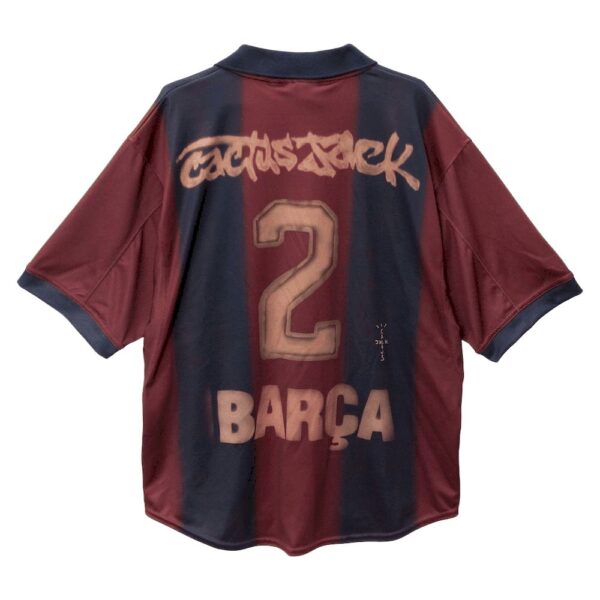 Barcelona 2000/01 Home Retro Skeleton Jersey - Image 2