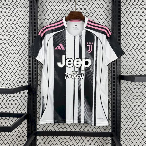Juventus 2025/26 Home With New Sponsors Jersey - Image 3