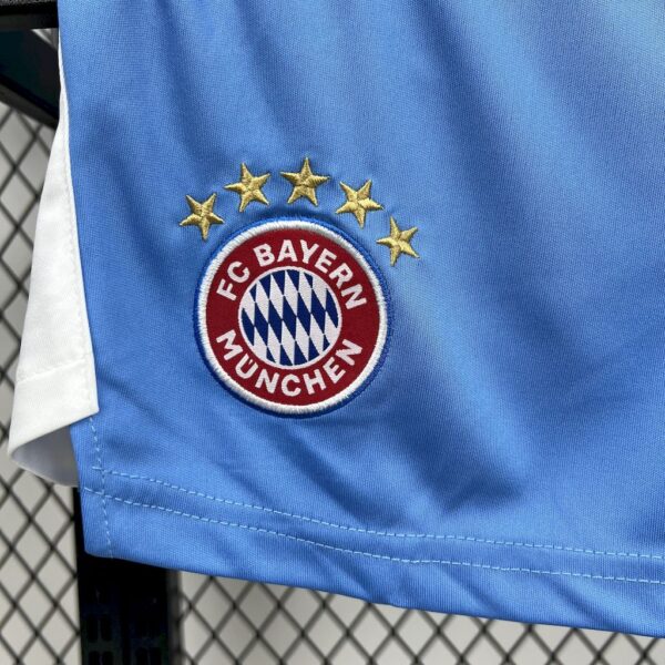 Bayern Munich 2025/26 Blue Goalkeeper Kids Kit - Image 6